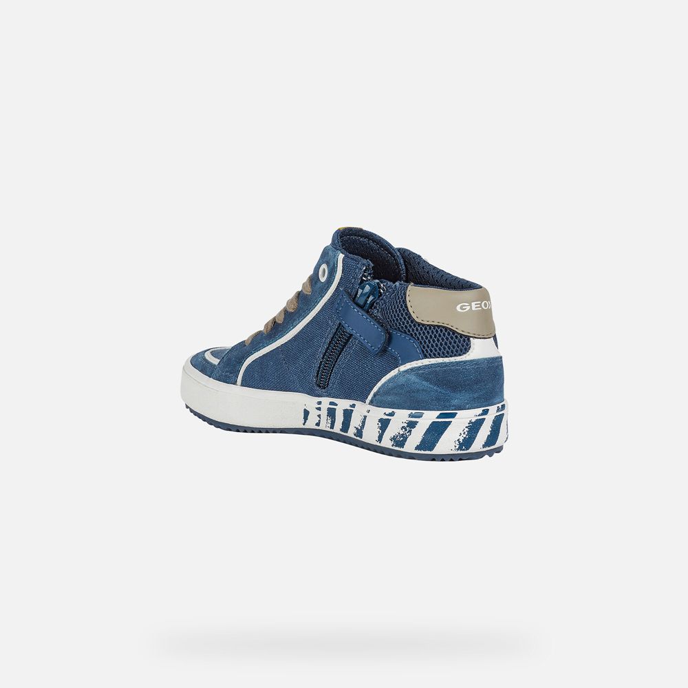 Geox Sneakers Blue Alonisso - Geox Boys Shoes - RGHUFJ408